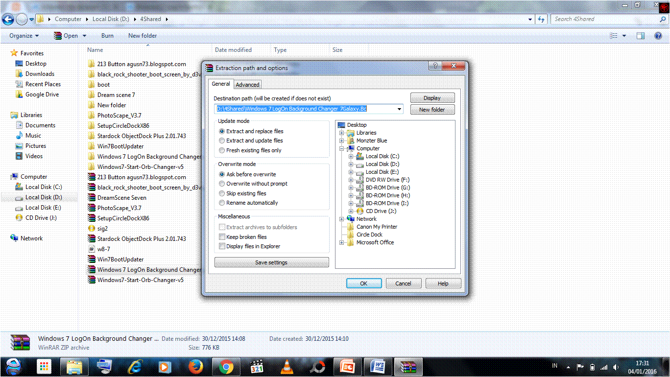 Lnsxx Cara Mengganti Logon Background Wallpaper Lock Pada Windows 7 