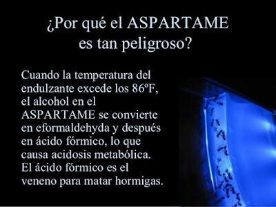 El Aspartamo se transforma en ácido fórmico dentro del organismo Proceso-metabolico-del-Aspartamo