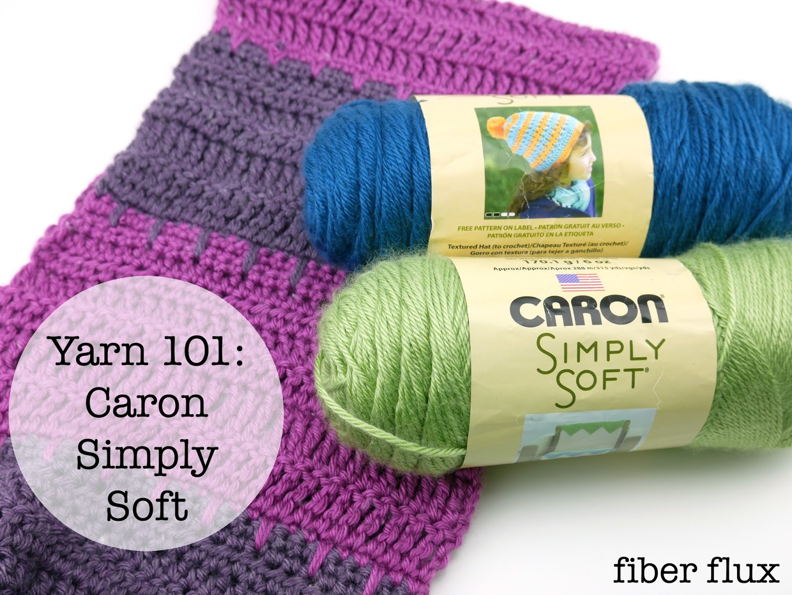 Fiber Flux Yarn 101 Caron Simply Soft