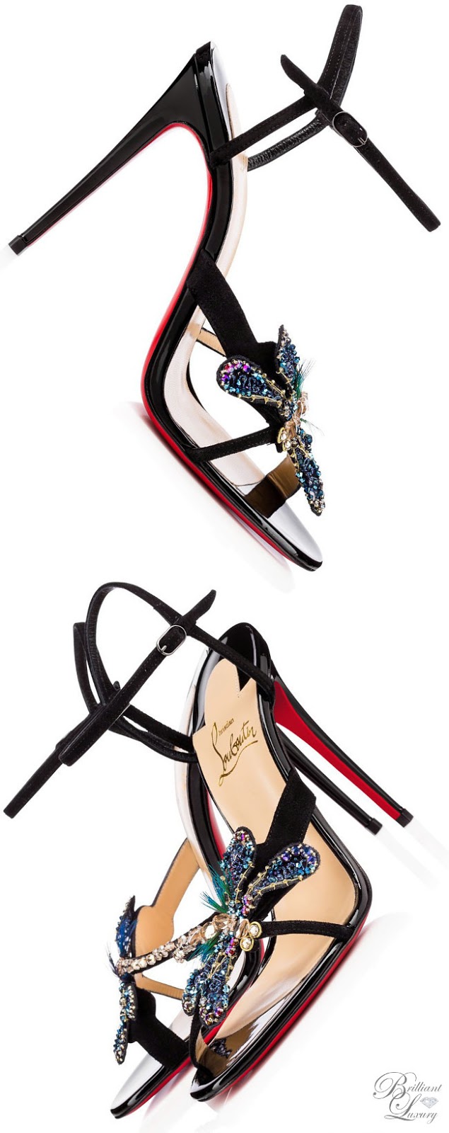Brilliant Luxury by Emmy DE ♦ Christian Louboutin 'Bat Bat' Suede