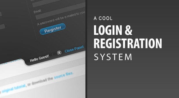 simple login and registration using php and mysql