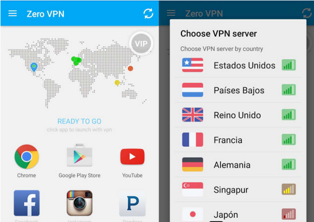 2- تطبيق Zero VPN:
