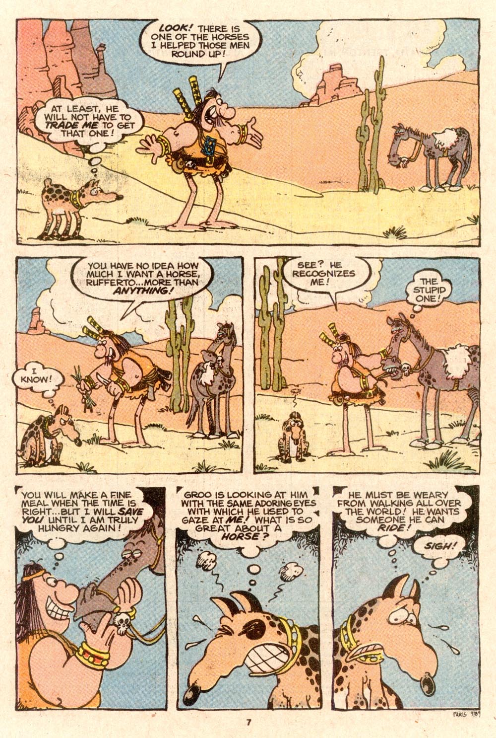 Read online Sergio Aragonés Groo the Wanderer comic -  Issue #62 - 7