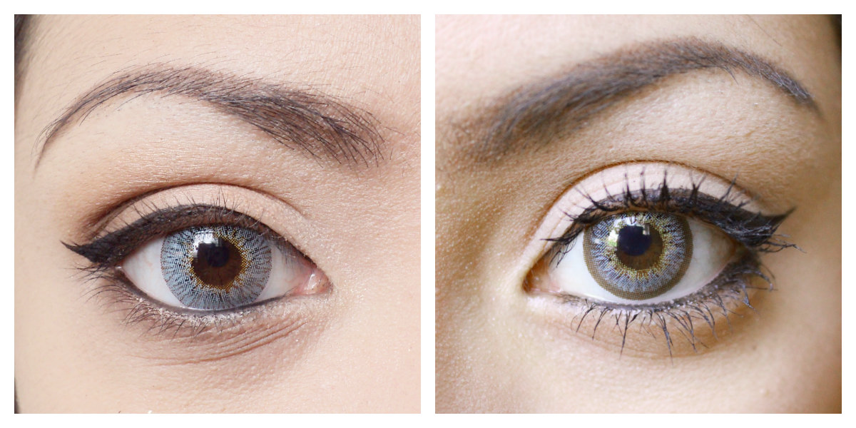 Review: Oh My Lens Contacts (Pop 3 Gray & Nymph Brown) - Simple Stylings