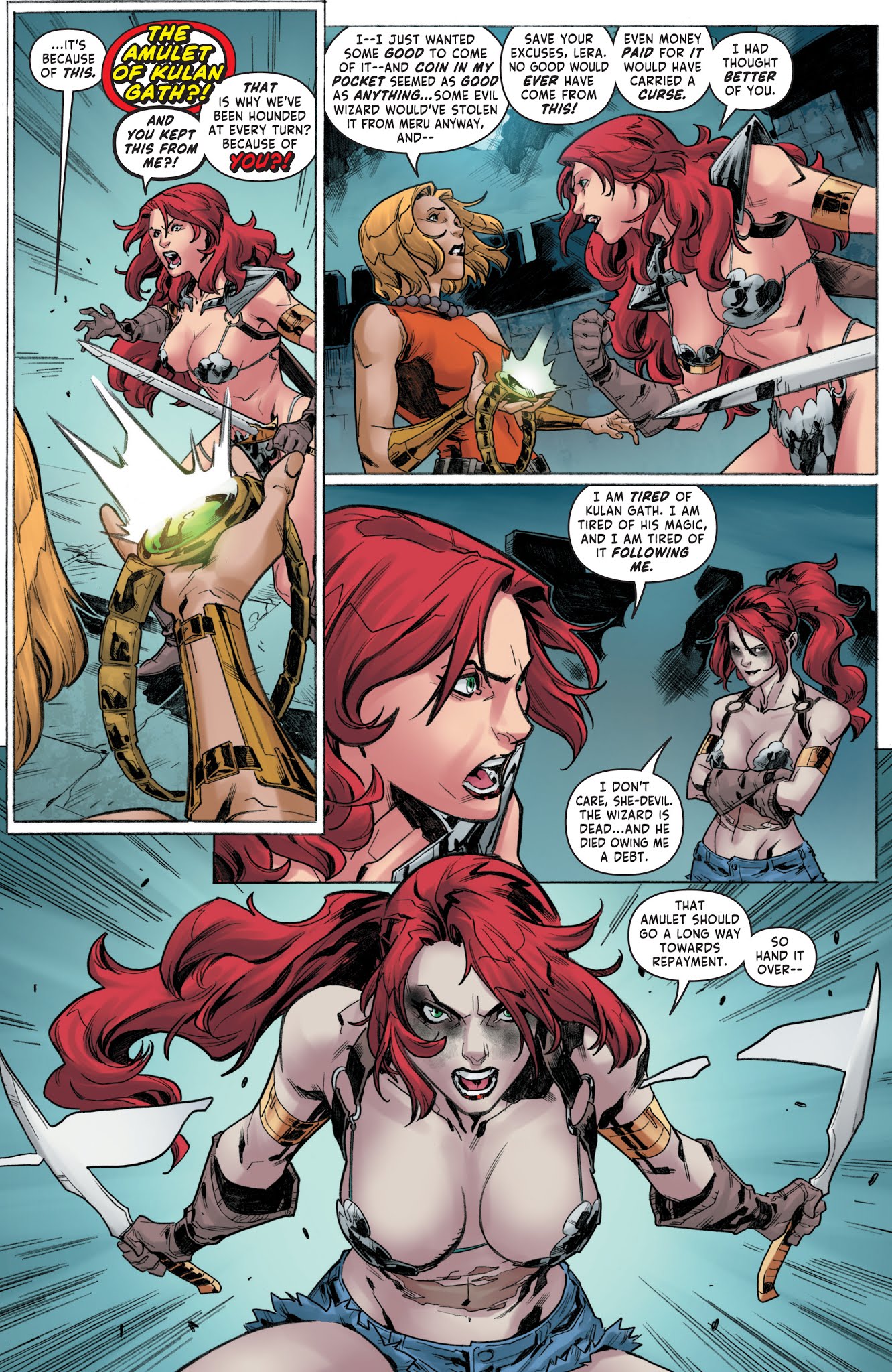 Read online Red Sonja Vol. 4 comic -  Issue #21 - 22