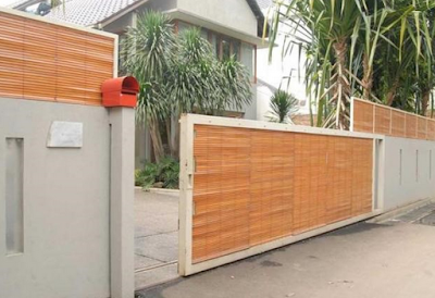 Model pagar kayu minimalis terbaru Model pagar kayu minimalis terbaru