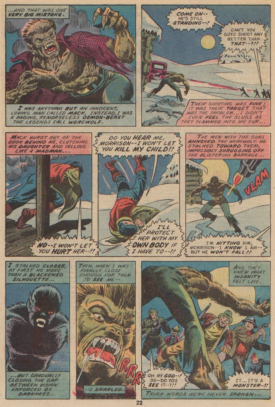 Read online Werewolf by Night (1972) comic -  Issue #38 - 16