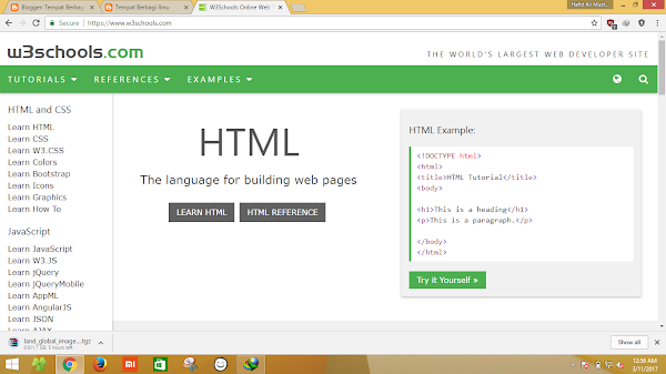 Download w3school offline 2017 terbaru