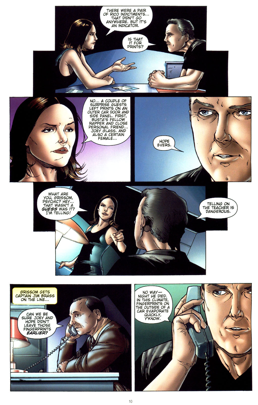 Read online CSI: Crime Scene Investigation: Bad Rap comic -  Issue #3 - 11