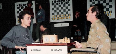 Partida de ajedrez Lluís  Comas - Marcel Ubach