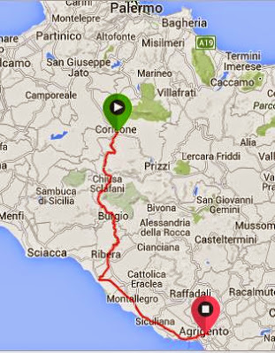 bicycle touring in Sicily cycling italy bike rental corleone agrigento