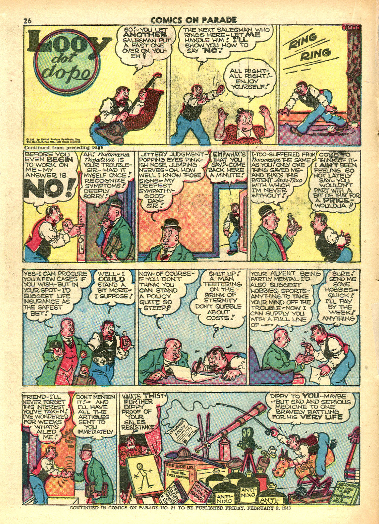 Read online Comics on Parade comic -  Issue #23 - 28