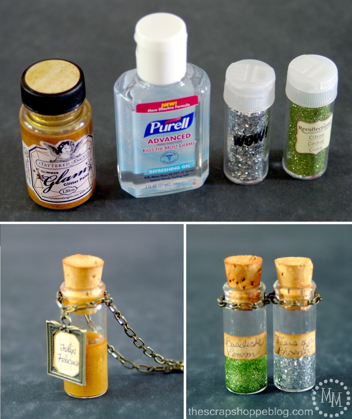 potion ingredients for Harry Potter Potion Necklaces