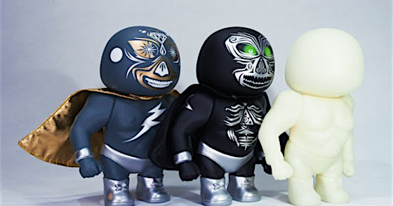 EL MIGHTY MIGHTY LUCHADOR VINYL FIGURE BY SO ELECTRIC X RUBY RAYGUN LIMITED 