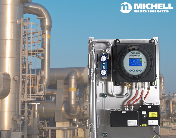 Readout Instrumentation Signpost Moisture in gas application in US.