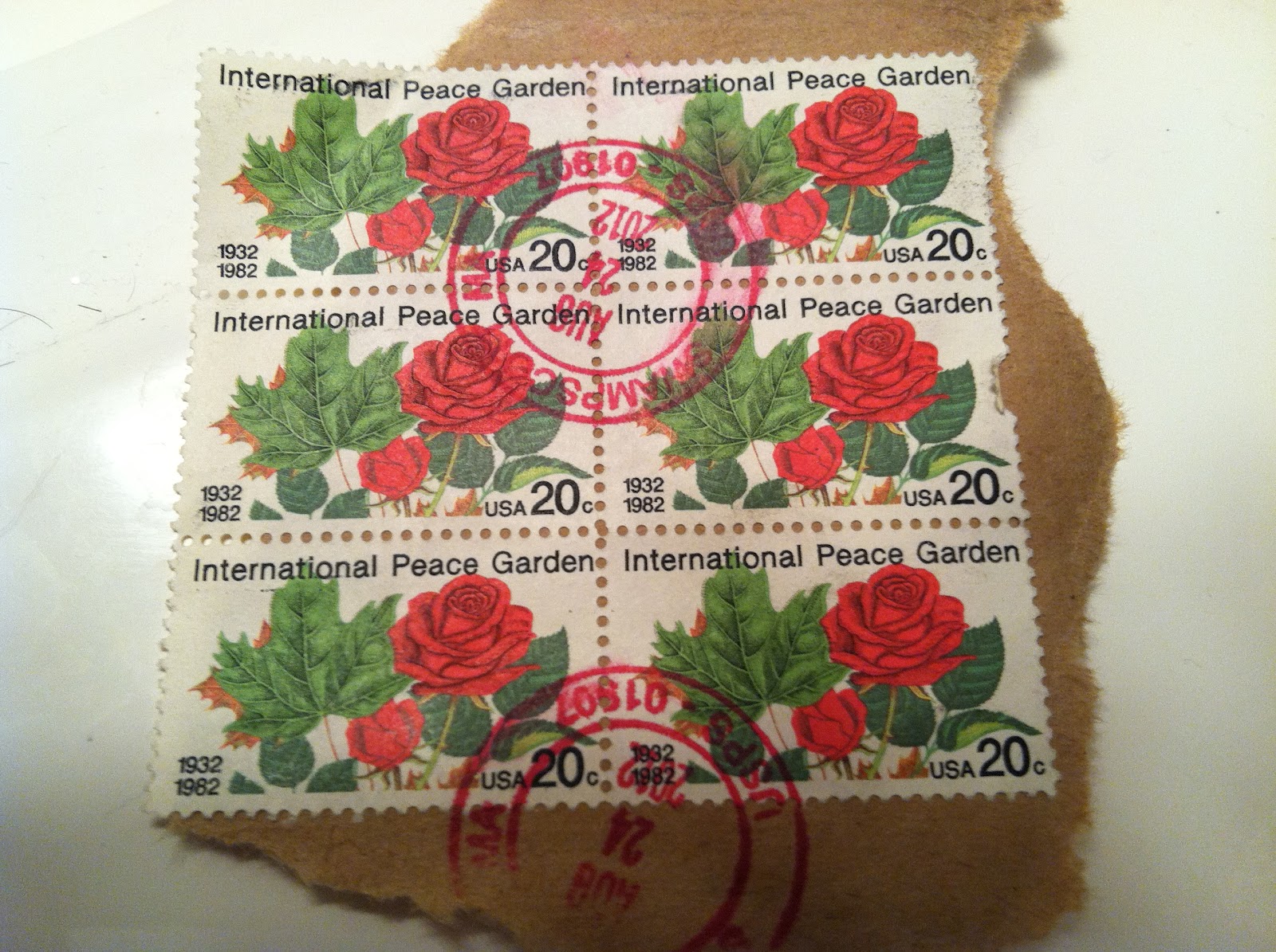 Crafting with Natalie Cancelled Stamps