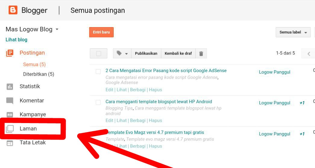 daftar isi