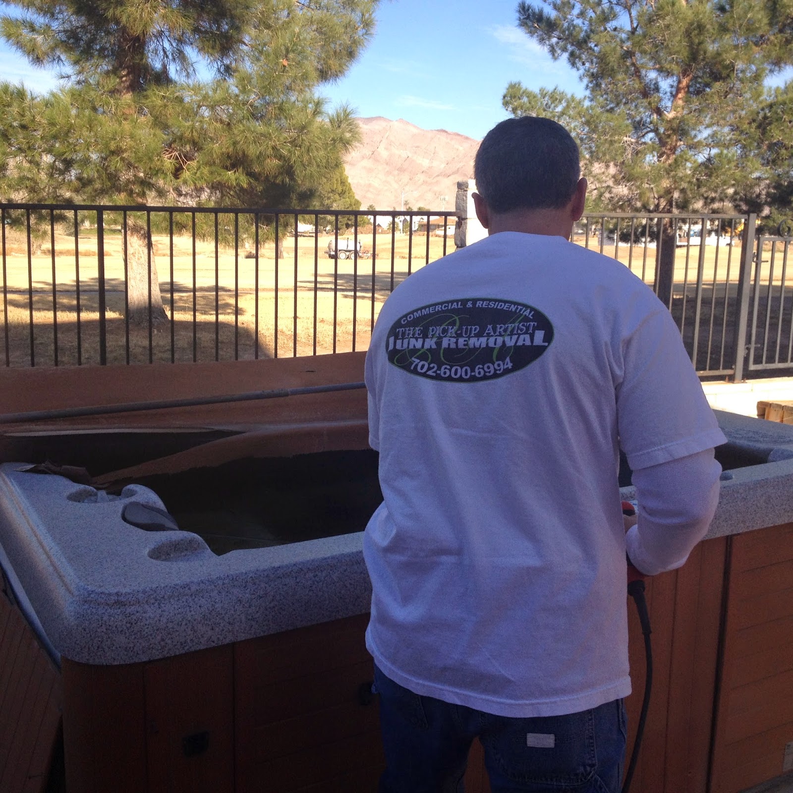 The Pick Up Artist Junk Removal 7026006994 LAS VEGAS HOT TUB REMOVAL