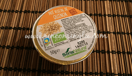 pate de quinoa sin gluten