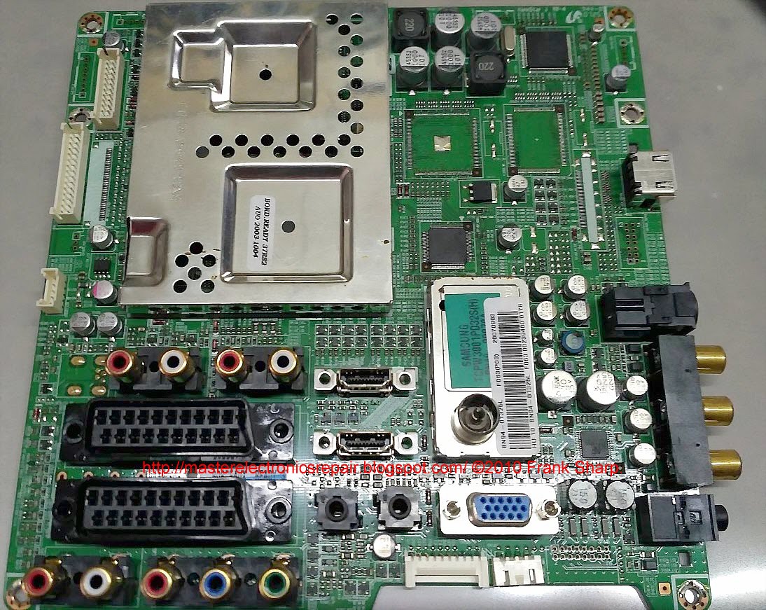Master Electronics Repair !: REPAIRING / SERVICING TV SAMSUNG LE32R82B