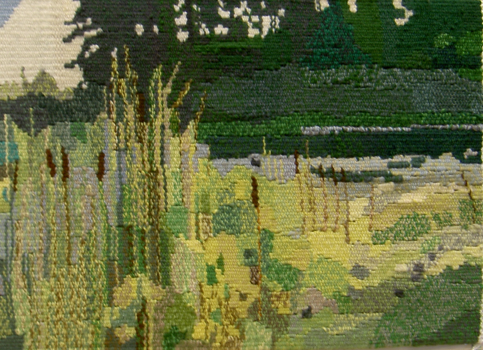Toronto Weaving School Marshland tapestry and tapestry design