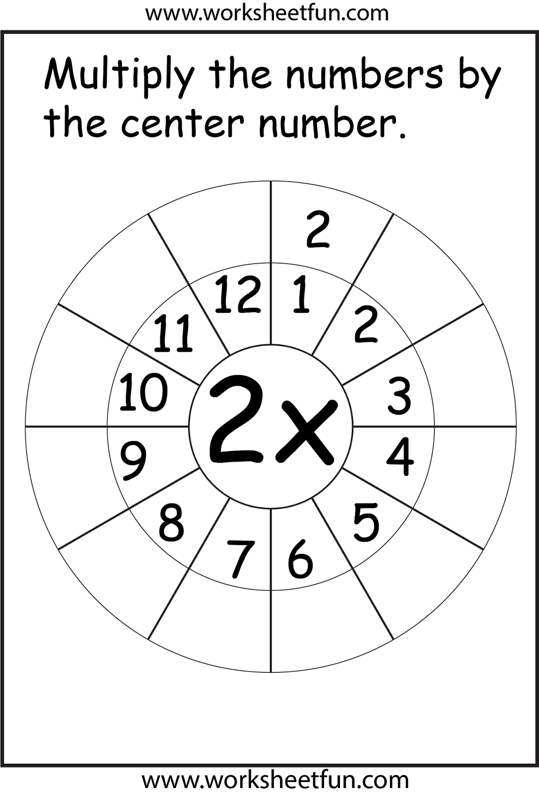 Arab Unity School | Grade 1 D | Blog: Multiplication worksheet