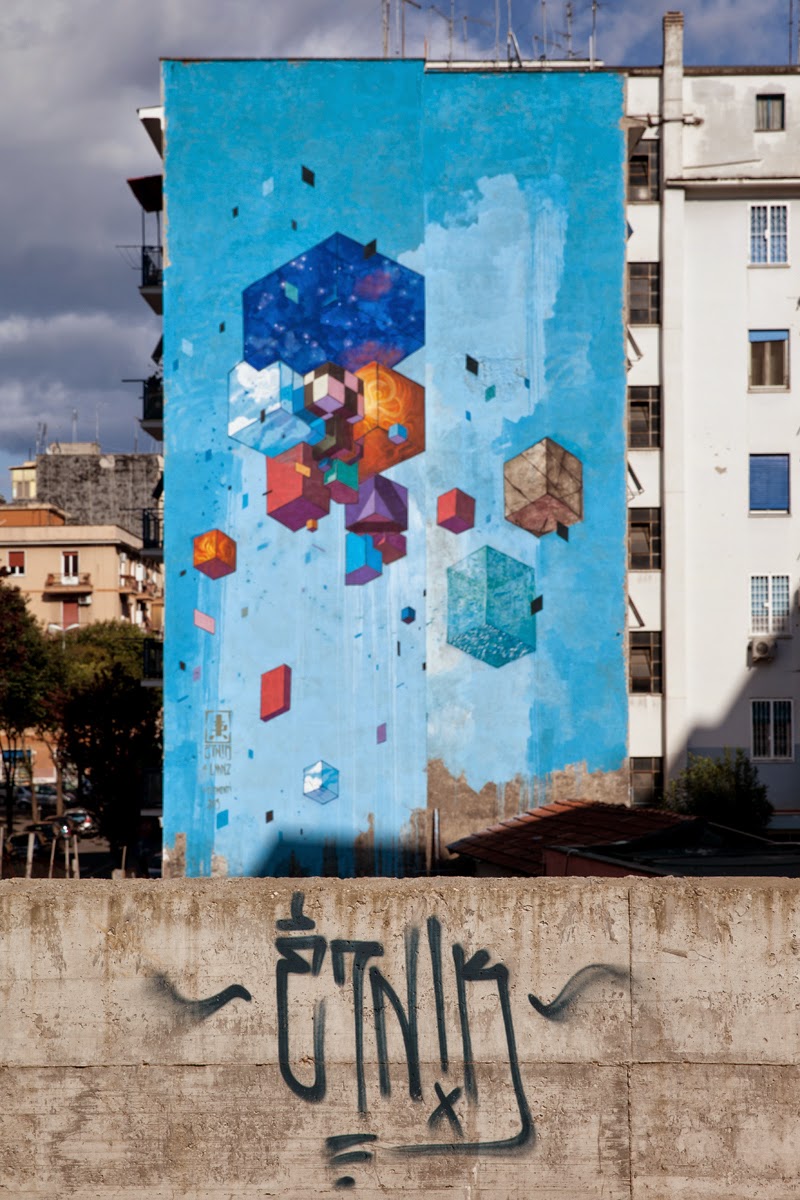 While we last heard from him in Trento, Etnik is now in Rome where he just finished working on a brand new mural.