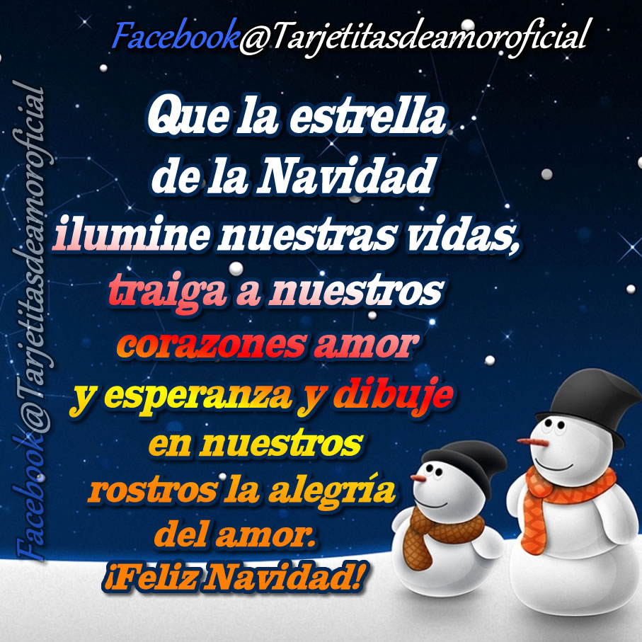 Hermosas tarjetas y postales de Navidad con mensajes y frases de Que el cálido abrazo de la Navidad colme vuestros corazones y haga crecer el cari±o la prensi³n y el amor en vuestros seres queridos ¡Feliz Navidad