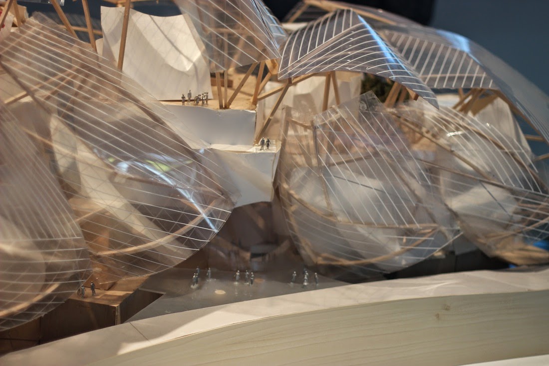 Frank Gehry exhibition at Fondation Louis Vuitton