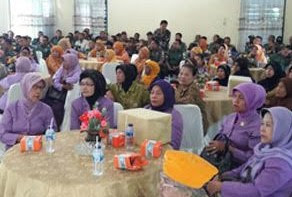Silaturahmi Kodim 0203 : Keluarga TNI Harus Jauhi Narkoba, Terorisme, Komunis dan Paham ISIS
