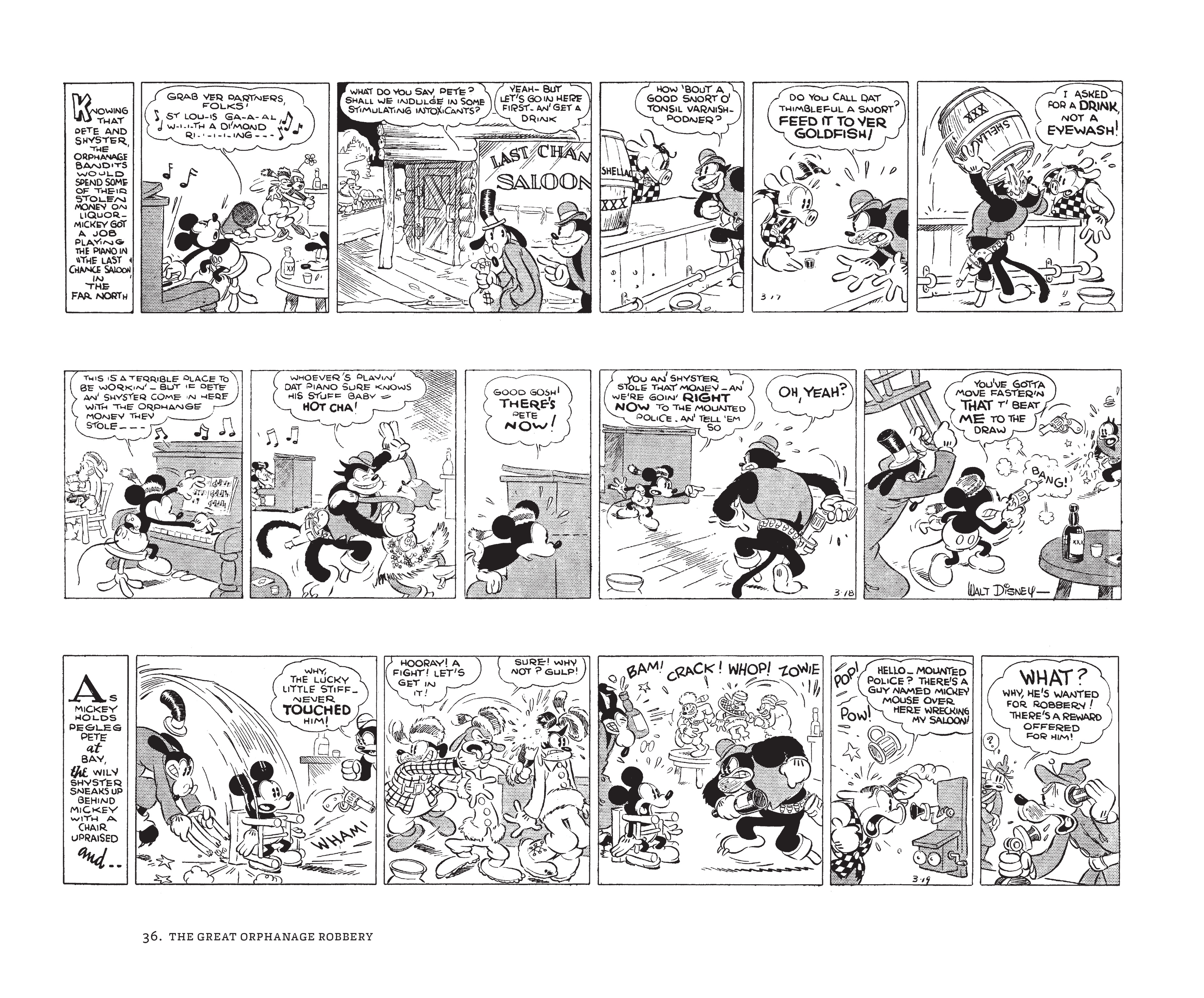 Read online Walt Disney's Mickey Mouse by Floyd Gottfredson comic -  Issue # TPB 2 (Part 1) - 36