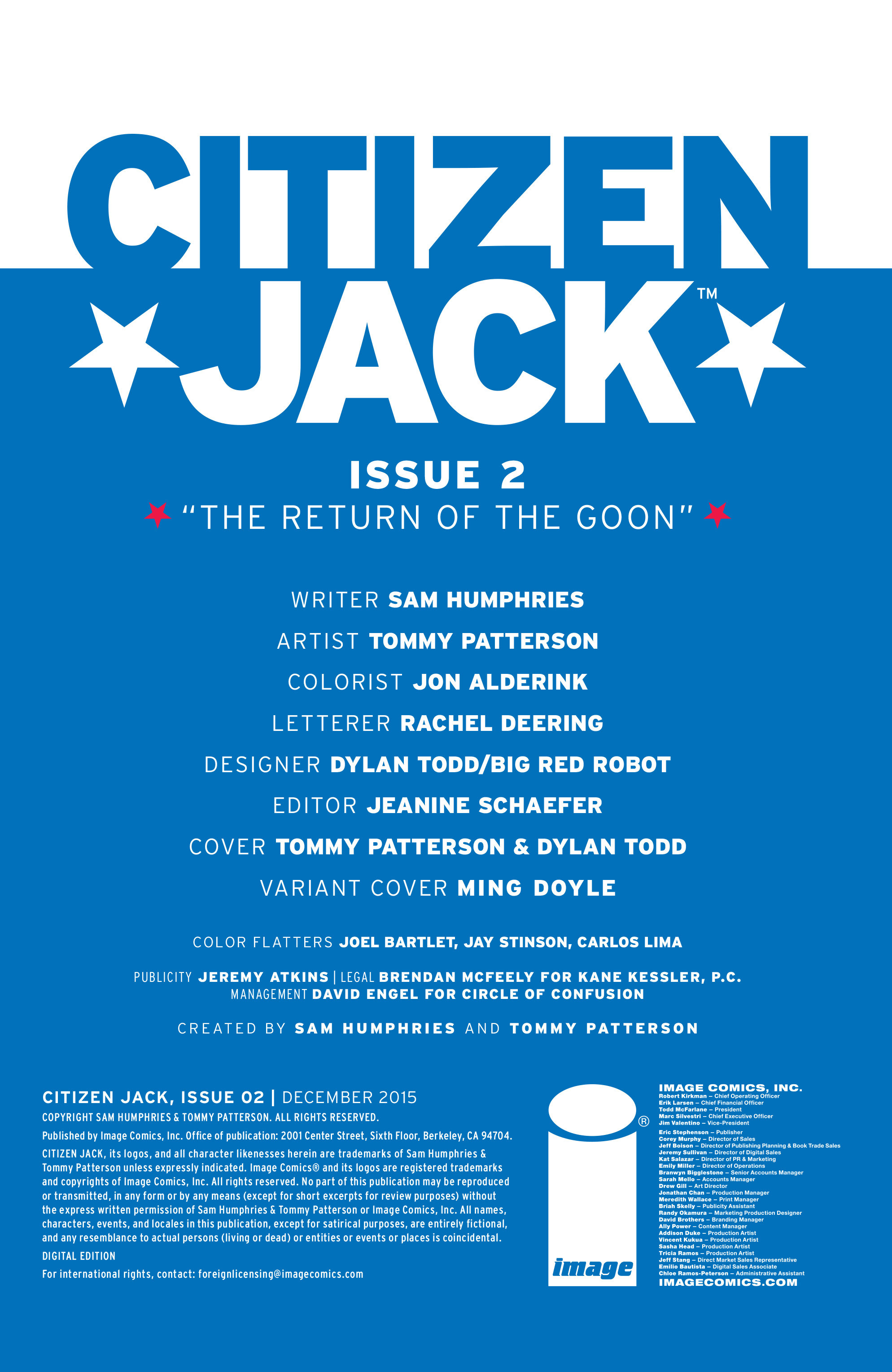 Read online Citizen Jack comic -  Issue #2 - 2