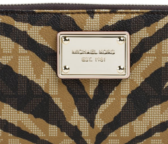 Boutique Malaysia Michael Kors Jet Set Zebra Print Continental Wallet