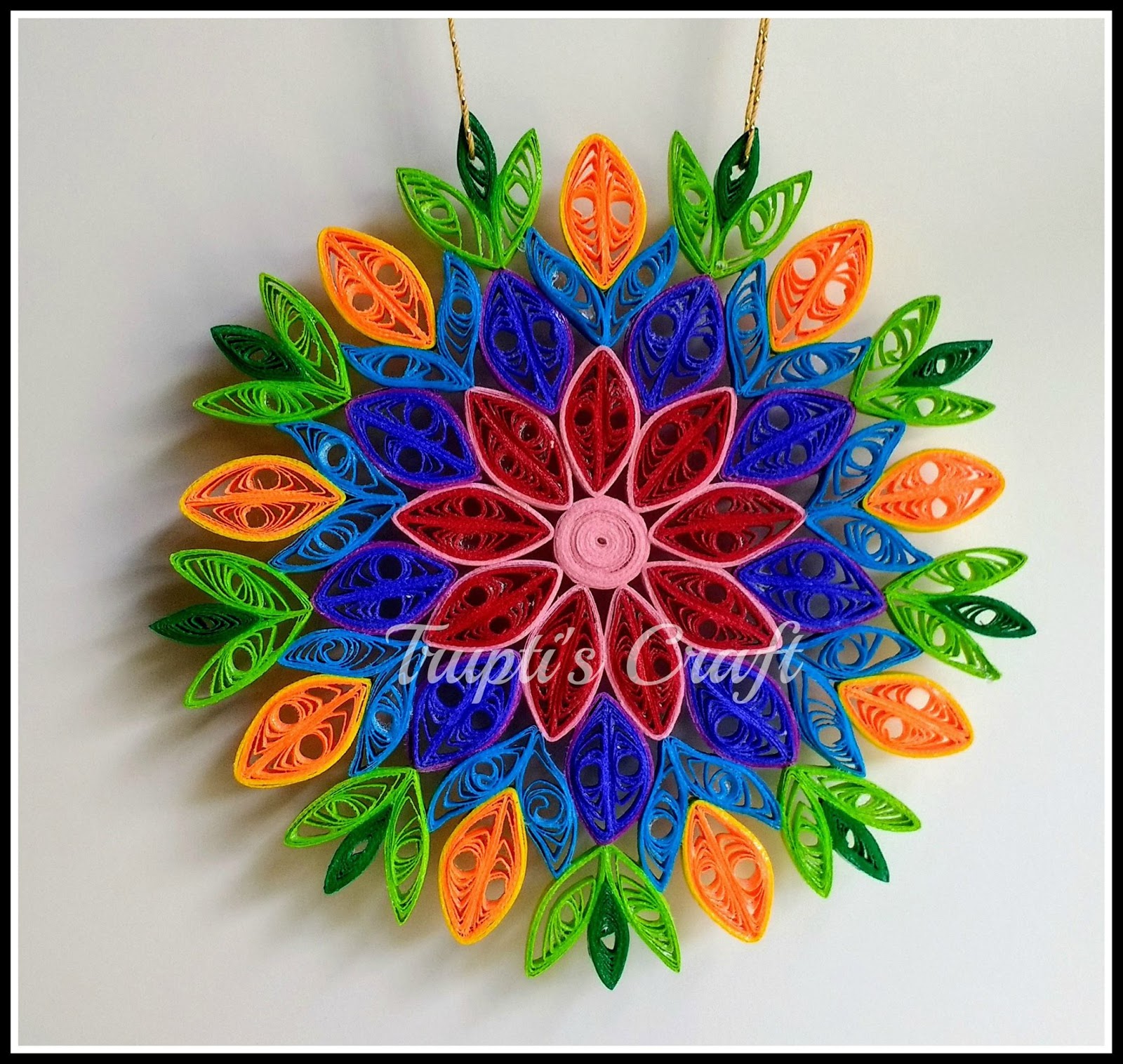 Trupti's Craft Paper Quilling and Classes For Spring at