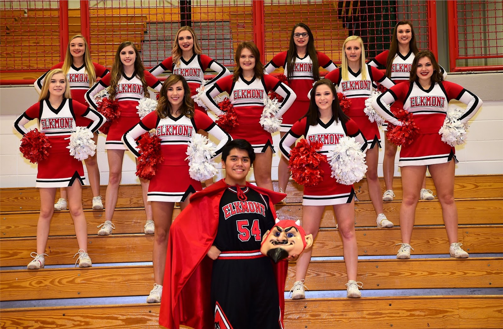 ELKMONT BASKETBALL MEET THE VARSITY CHEERLEADERS