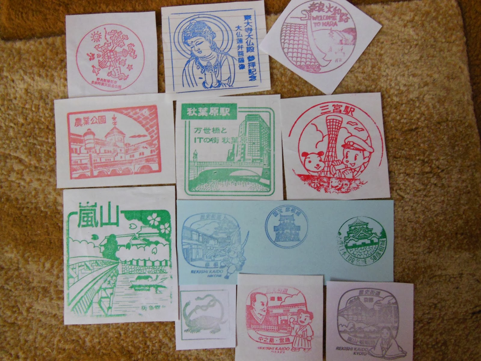 Daily Glimpses of Japan Collecting Tourist Stamps In Japan