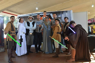 Comic Convention Uruguay. Fan Club Star Wars Uruguay  Miguel Angel Marchessi Albus Dumblendore 