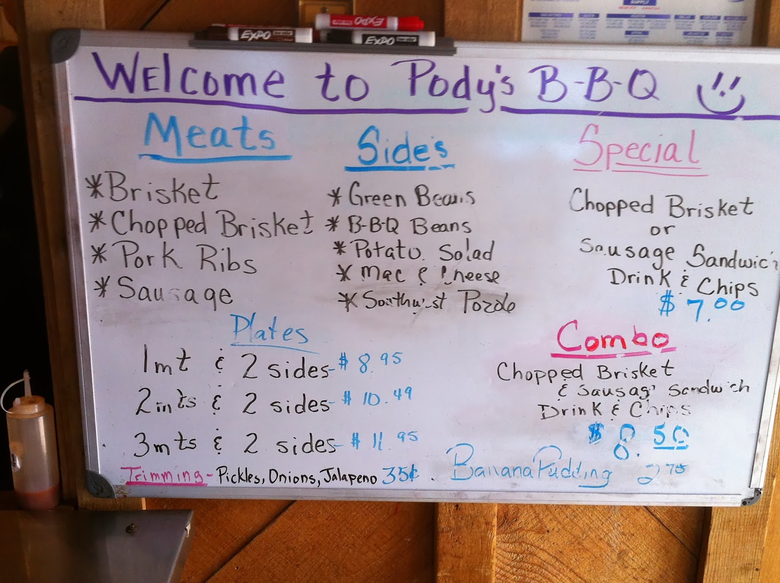 The Barbecue Fiend Pody's BBQ (Pecos, TX)