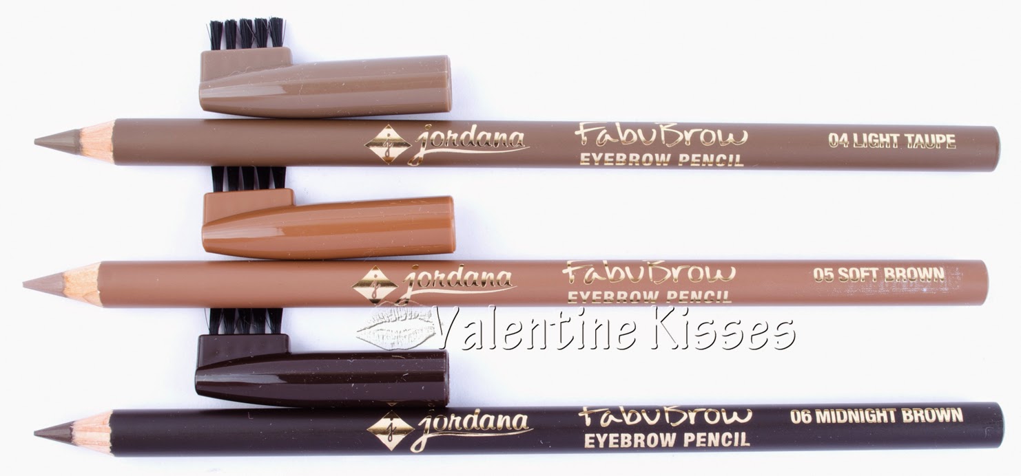 Valentine Kisses Jordana FabuBrow Eyebrow Pencil 3 new shades