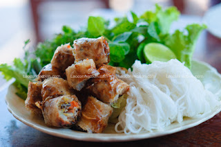 Lao recipe - spring rolls - cheun yaw