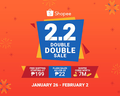 Get set for double the discounts at Shopee 2.2 Double Double Sale