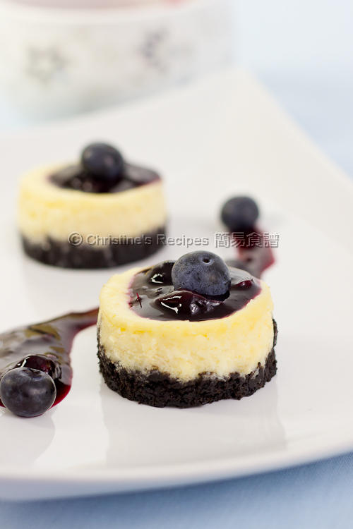 迷你藍莓芝士蛋糕 Mini Blueberry Cheesecakes01