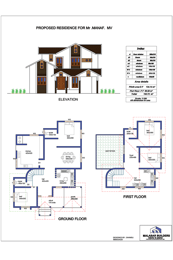 Floor plan drawing