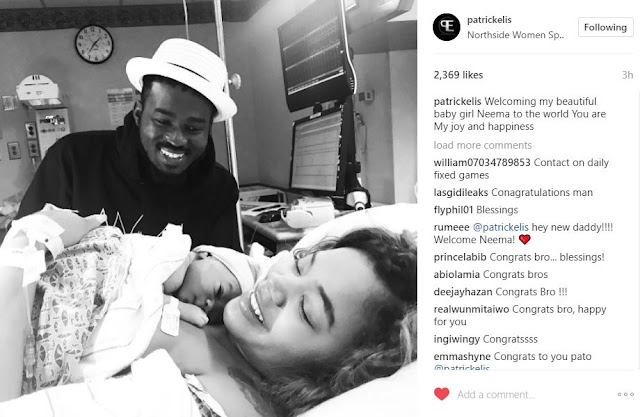 Video director Patrick Elis and his girlfriend welcome first child in US
