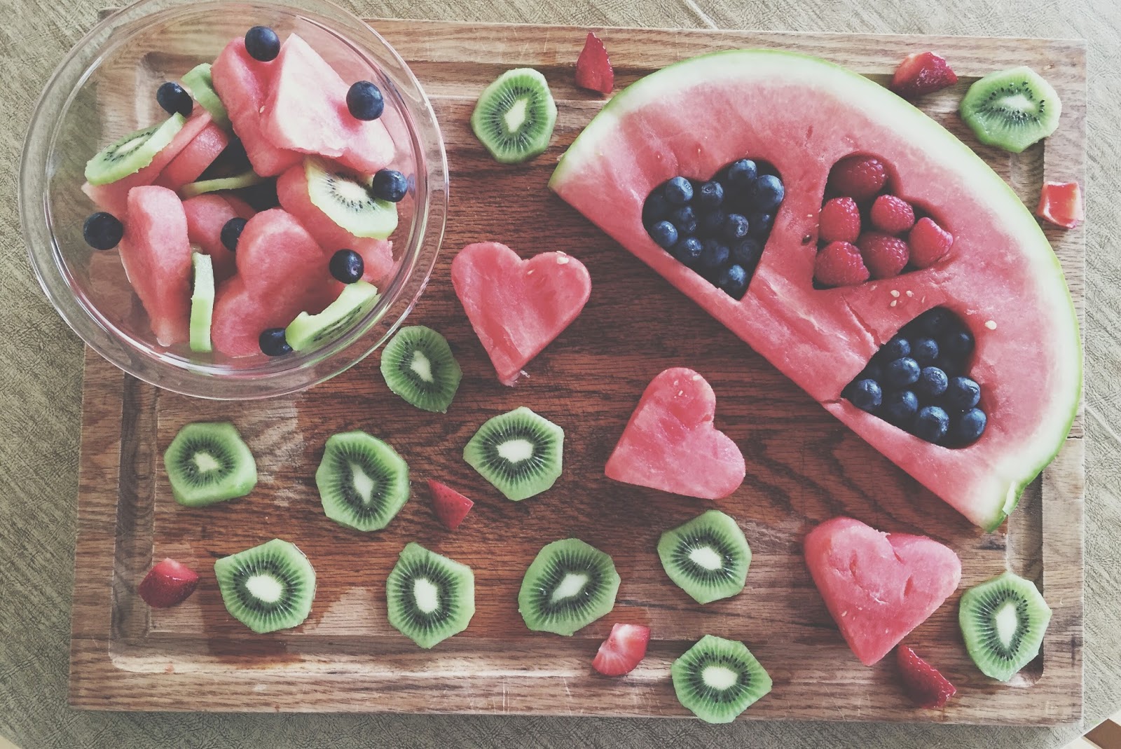 Gracious Arrow Heart Fruit Platter Recipe