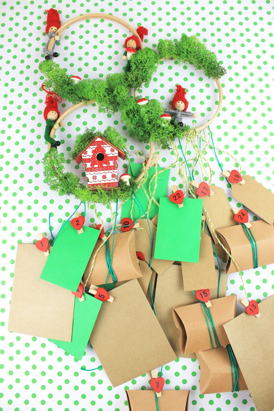 Diy Christmas Woodland Advent Calendar Diy Christmas Woodland Advent Calendar