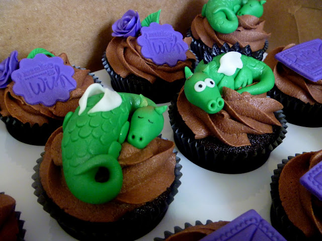dragon cupcakes