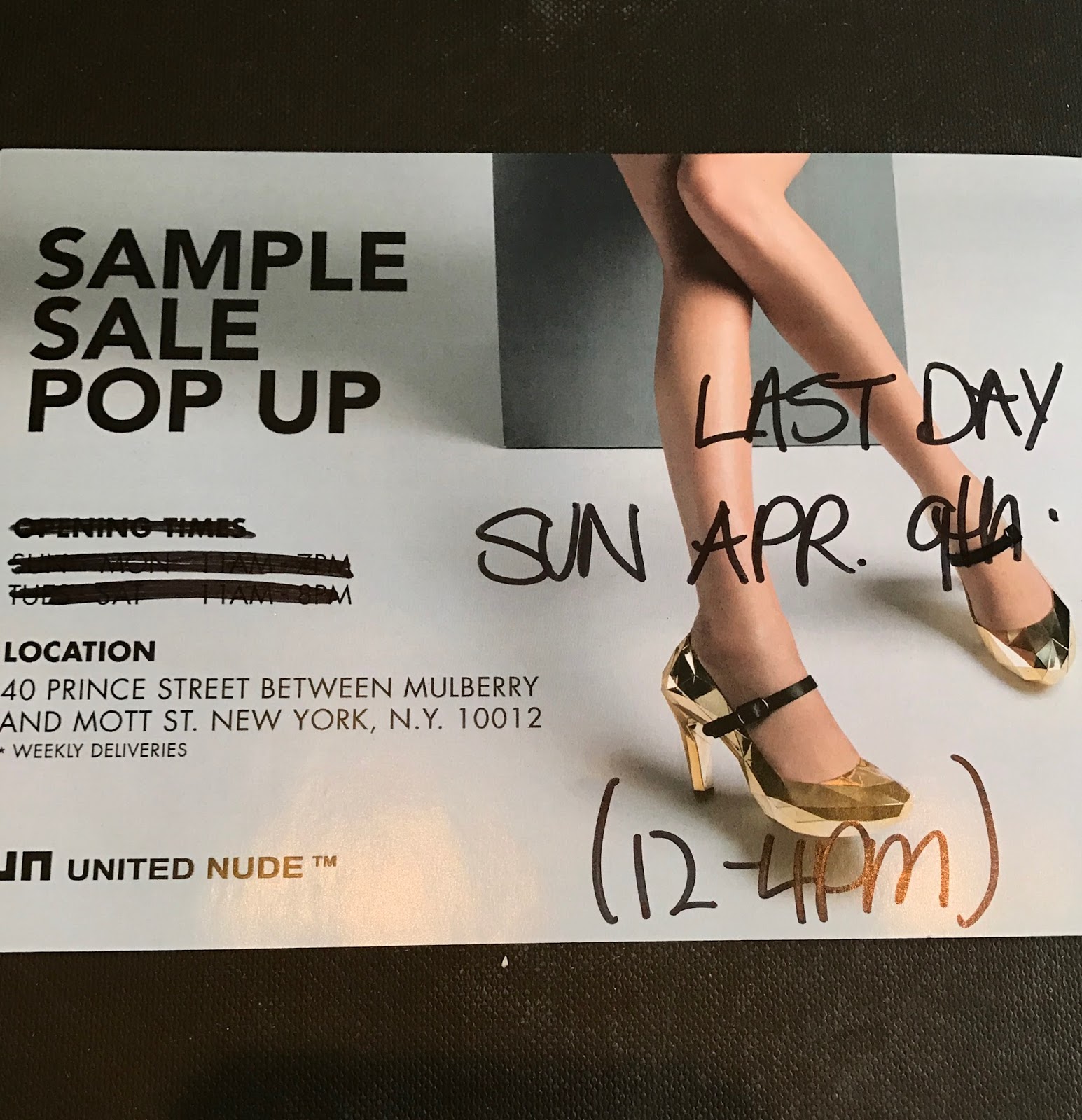 united nude pop up