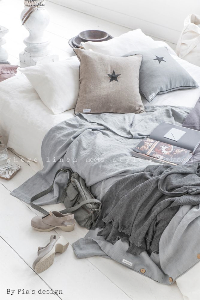 BY PIA´S Design linen for your home  bedding linen - photo Paulina Arcklin