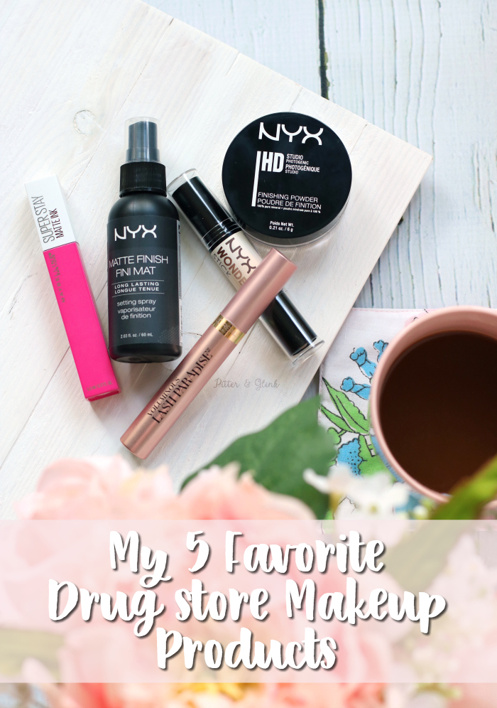 My 5 Favorite Drugstore Makeup Products